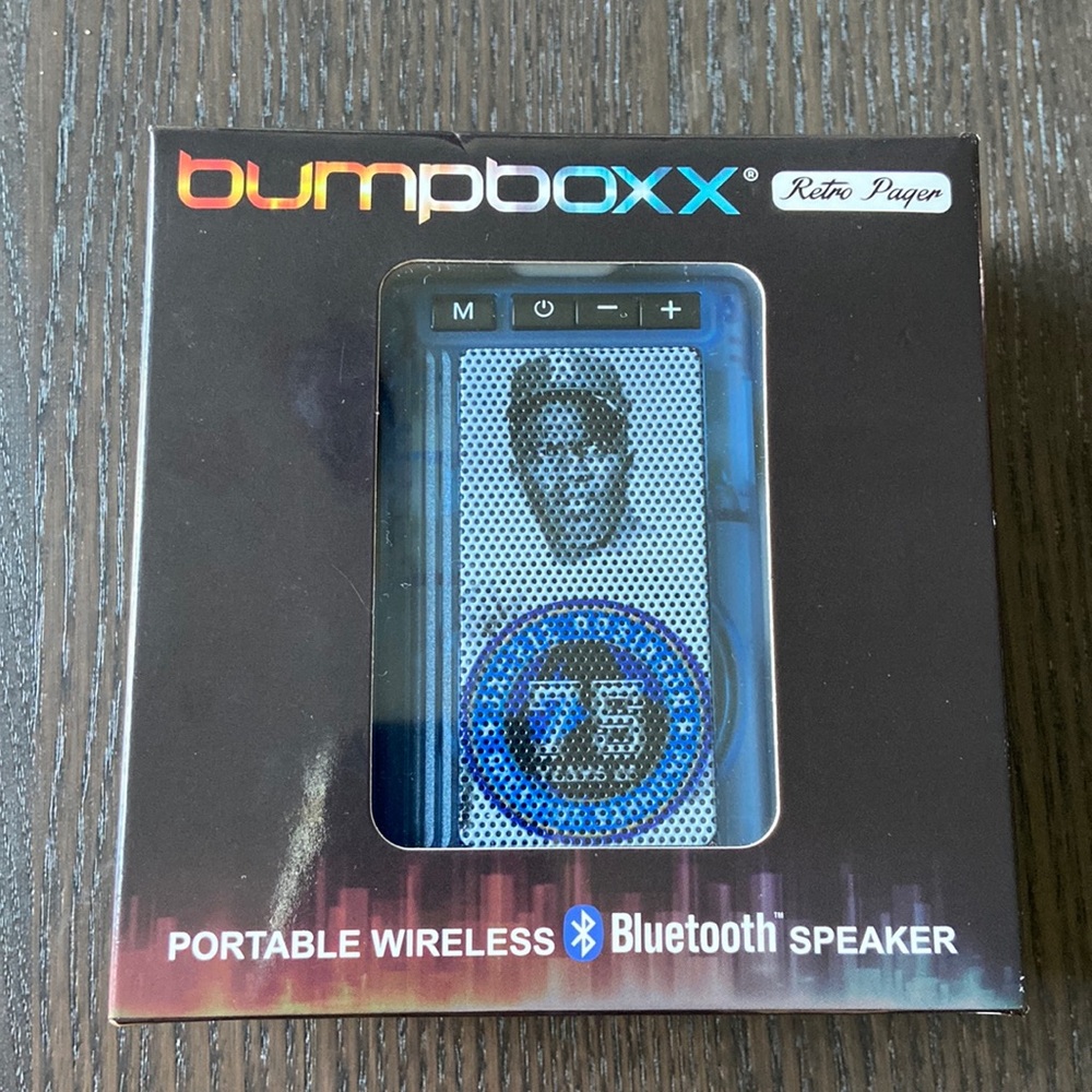 Bumpboxx Jackie Robinson Retro Pager Mini Portable Wireless Bluetooth Speaker